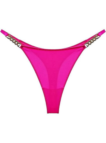 V String Thong Bikini Rhinestone Belt 